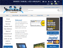 Tablet Screenshot of microaid.ie